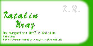 katalin mraz business card